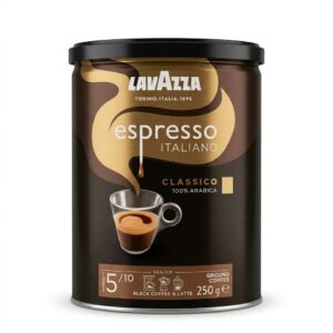 Lavazza Espresso Italiano Classico Ground Coffee – 250g (100% Arabica)