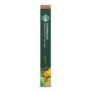 Starbucks Breakfast Blend Coffee Capsules – Nespresso Compatible (10 Capsules)