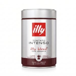Illy Tostato Intenso Ground Coffee – 100% Arabica (250g)