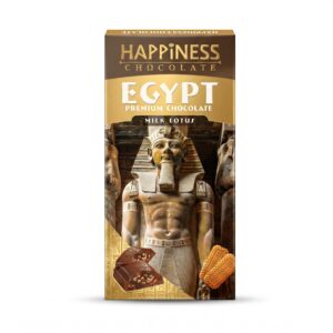 Happiness Egypt Premium Milk Lotus Chocolate Bar (65g)