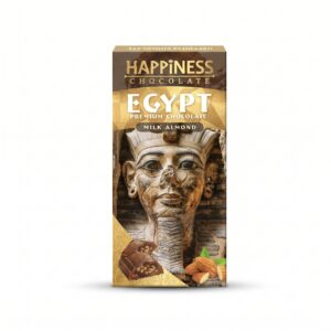 Happiness Egypt Premium Milk Almond Chocolate Bar (65g)