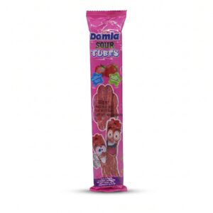 Damla Sour Tubes Strawberry Flavour Soft Candy – 30g