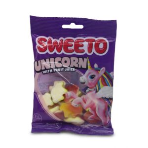 Sweeto Unicorn Fruit Juice Gummy Candy – 70g