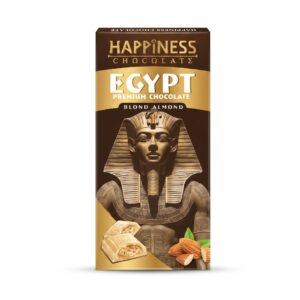 Happiness Egypt Premium Blond Almond Chocolate Bar (65g)