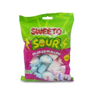 Sweeto Sour Fruit Flavored Marshmallow – 100g
