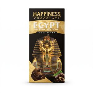 Happiness Egypt Premium 55% Dark Chocolate Bar (65g)