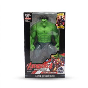Avengers 4: Age of Ultron Hulk Action Figure – Super Power Hero with Cool Built-in Lights