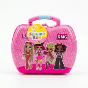 L.O.L. Surprise! OMG Kids Mini Toy Vanity Case – Compact Portable Pink Miniature Fashion Box for Toddlers