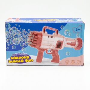 32-Holes Bazooka Bubble Gun Blaster – Automatic Bubble Maker Machine Toy for Kids Outdoor Play