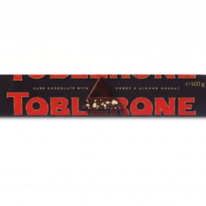 Toblerone Dark Chocolate with Honey & Almond Nougat