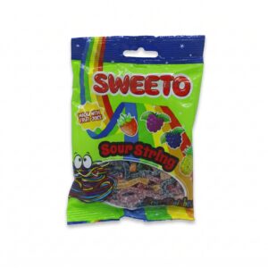 Sweeto Sour String Sour Rainbow Flavour Candy – 80g
