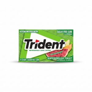 Trident Sugar Free Gum – Watermelon Twist (14 Sticks)