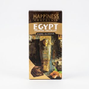 Happiness Egypt Premium Dark Almond Chocolate Bar (65g)