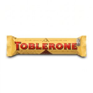 Toblerone Milk Chocolate with Honey & Almond Nougat – 35g