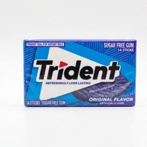 Trident Sugar Free Gum – Original Flavor (14 Sticks)